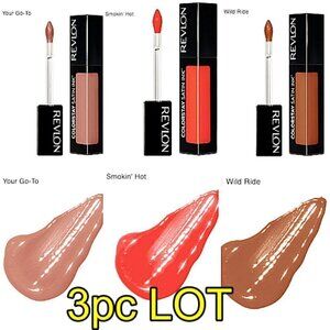 Revlon 3pc ColorStay Satin Liquid Lipstick SEALED